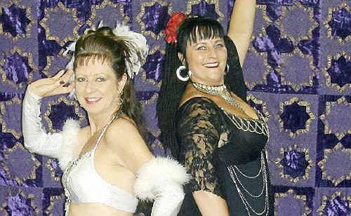 Gympie bellydancers Melanie Fitzgibbon and Cathy Howe will represent Queensland at the Belly Dance Star Awards in Sydney next weekend. Gympie bellydancers Melanie Fitzgibbon and Cathy Howe will represent Queensland at the Belly Dance Star Awards in Sydney next weekend.